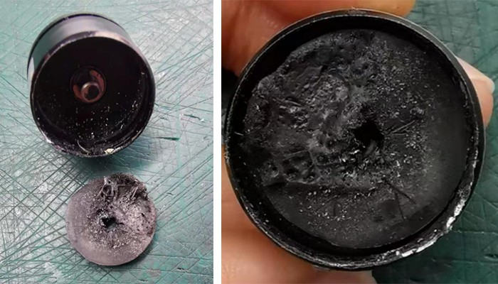 Potentiometer burnout